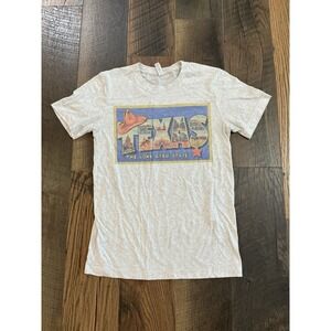 Womens Bella Canvas Texas-The Lone Star State T-Shirt Size Small